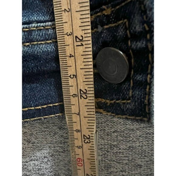 Old Navy Jean Jacket Women L Pocket Denim Button Up Long Sleeve Medium Wash Blue - Picture 6 of 10